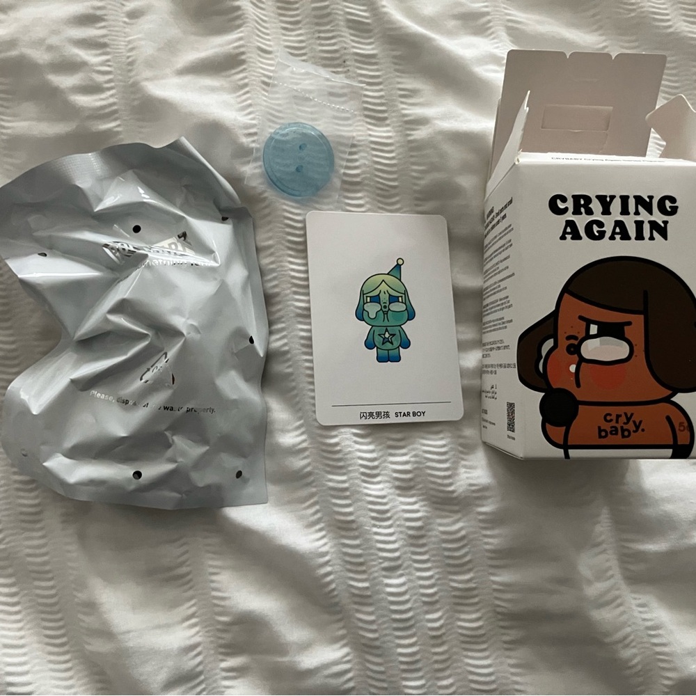 Star Boy- POP MART CryBaby Crying Again Series Figure - AUTHENTIC - US Seller